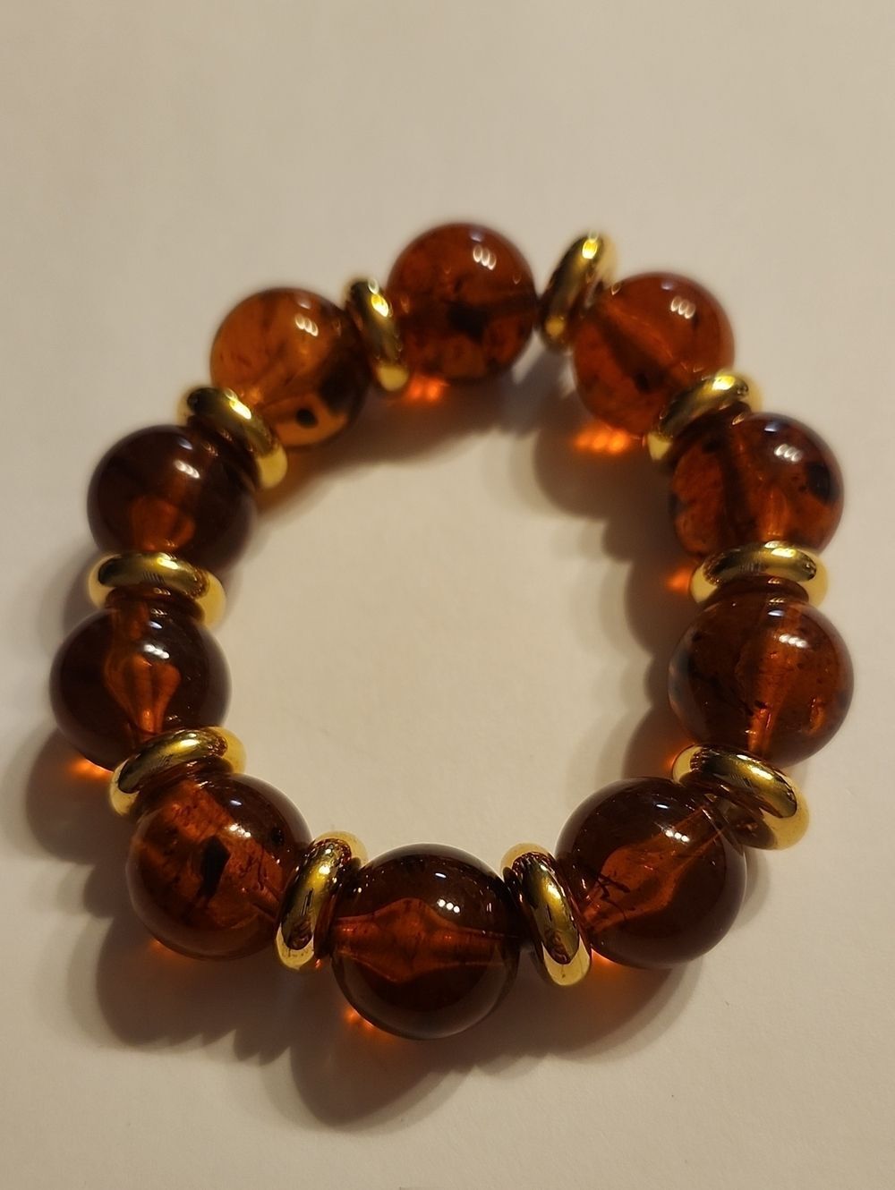 Beaded Stretch Bracelet Retro Look